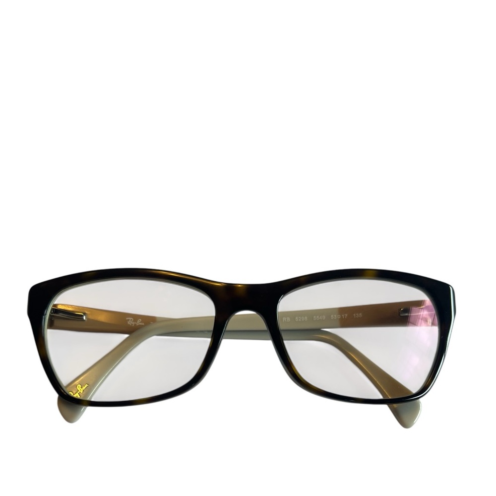 EUC~ Ray Ban Eyeglasses, Frames Only, RB 5298 5549, 53-17-135, DkBrown Tortoise - Picture 3 of 10